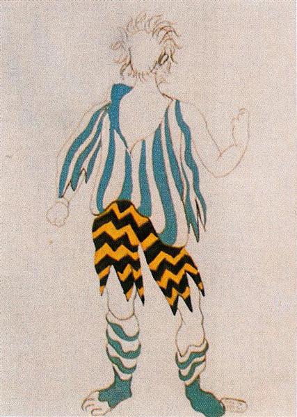 Pablo Picasso Paintings Costume Design For Ballet Tricorne 1917